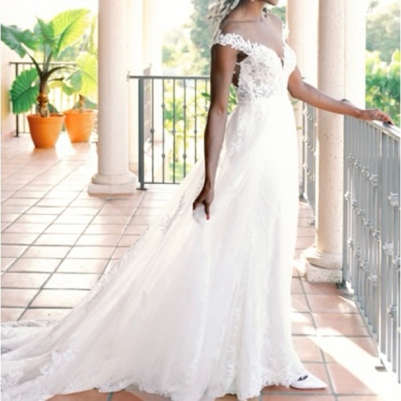 Martina Liana Couture Wedding Gown FairyCore Balletcore Fantasycore Size 4 - Picture 1 of 7
